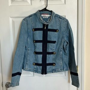 <3 Tommy Hilfiger Vintage Military Denim Jacket XL Size